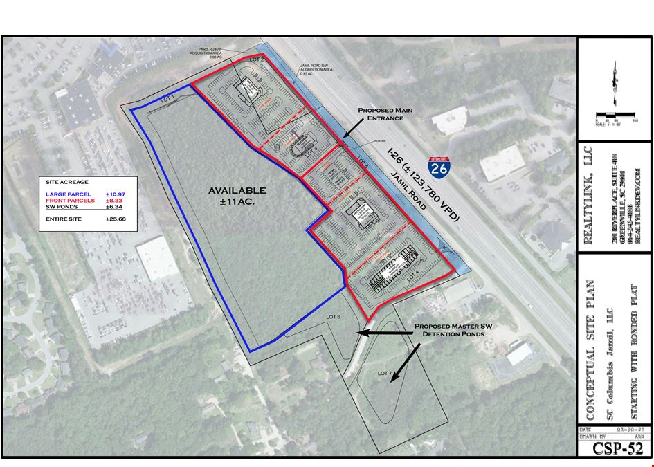 Prime Commercial Land Available in Columbia, SC