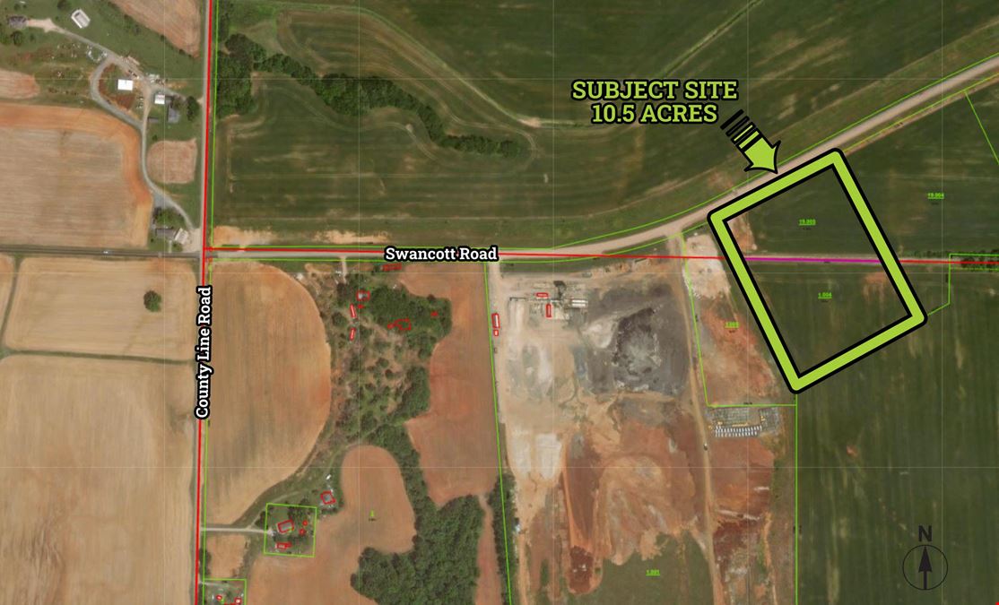 10.5 Acres within Jetplex Industrial Park / 800 Swancott Road