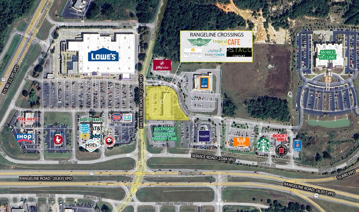 Rangeline Crossings Space for Lease