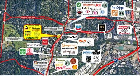 Preview of Retail space for Rent at 2274-2298 Peachtree Rd NW