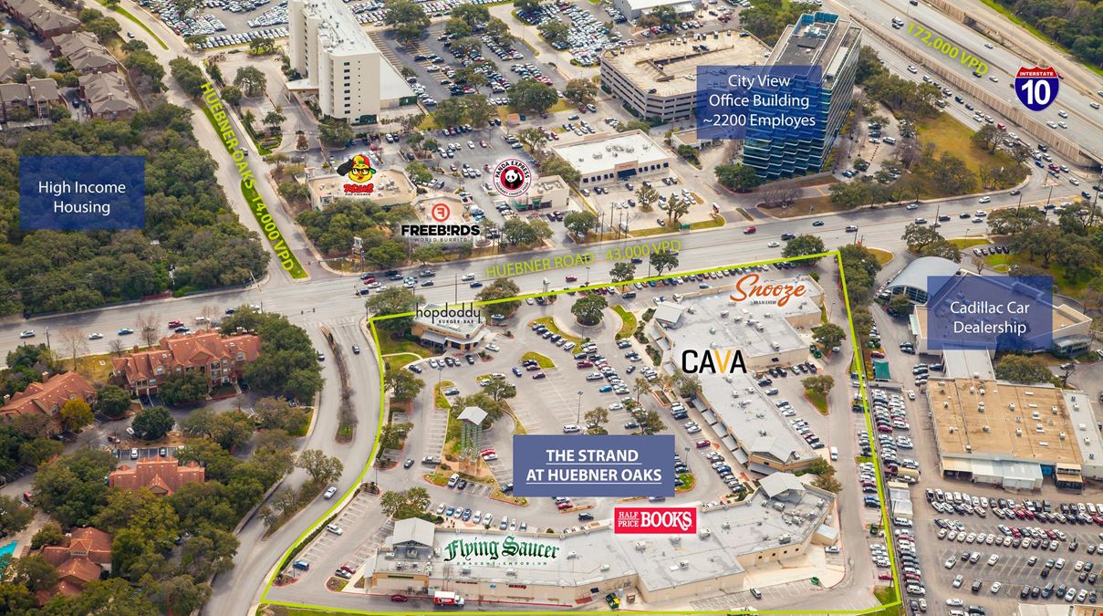 The Strand at Huebner Oaks | Snooze Anchored Convenience Center