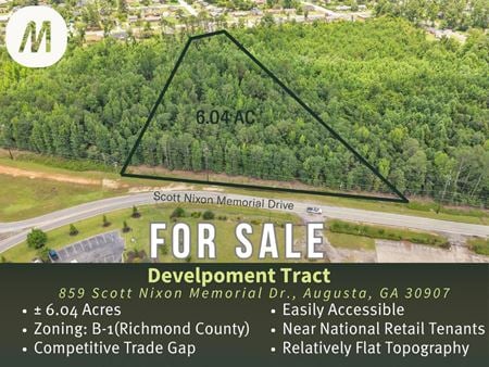 Preview of VacantLand space for Sale at 859 Scott Nixon Memorial Drive