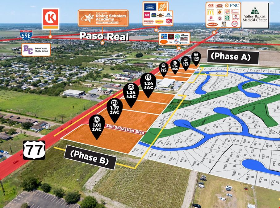 San Sebastian Commercial Pad Sites