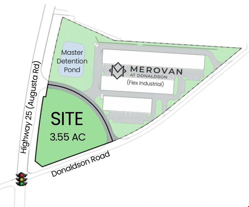 3.55 ac For Sale or For Lease - Greenville, SC