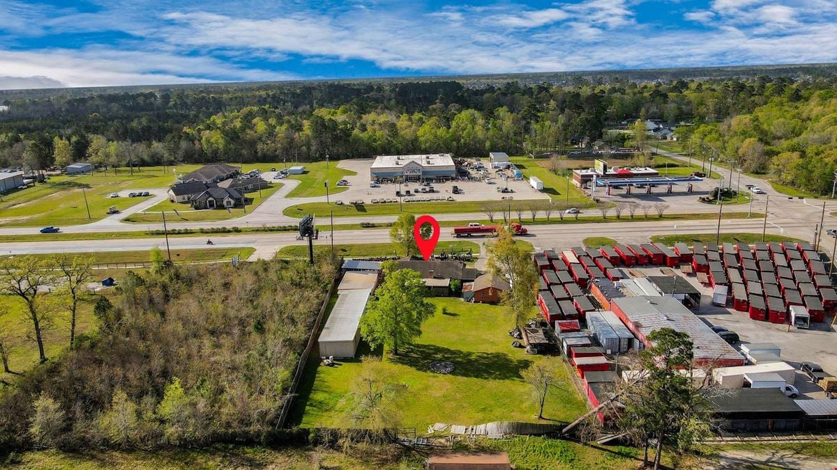 Unrestricted 1-Acre Lot on High-Traffic SH-242 – Conroe Corridor