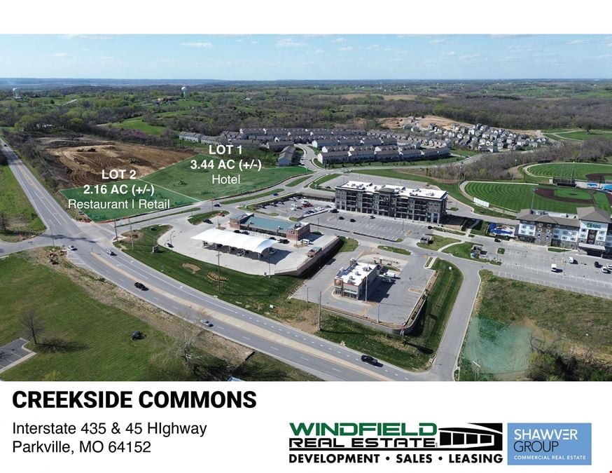 Creekside Mixed-Use Development Pad Sites