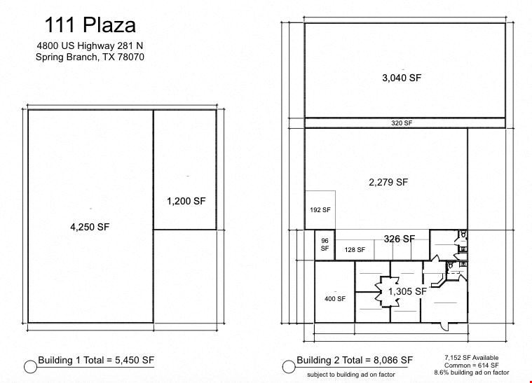 111 Plaza | Medical & Professional Office | HWY 281 Frontage | Bulverde, TX