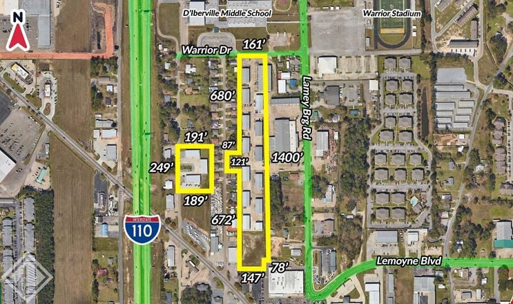 Preview of Industrial space for Rent at 3291 Warrior Drive and 10418 Seymour Avenue
