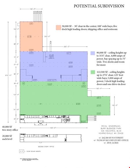 Preview of Industrial space for Rent at 426 Industrial Blvd. 