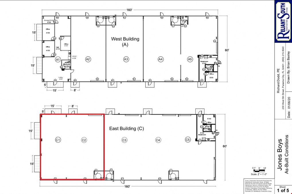 Beach Commerce Park 3,480 SF Office with Warehouse