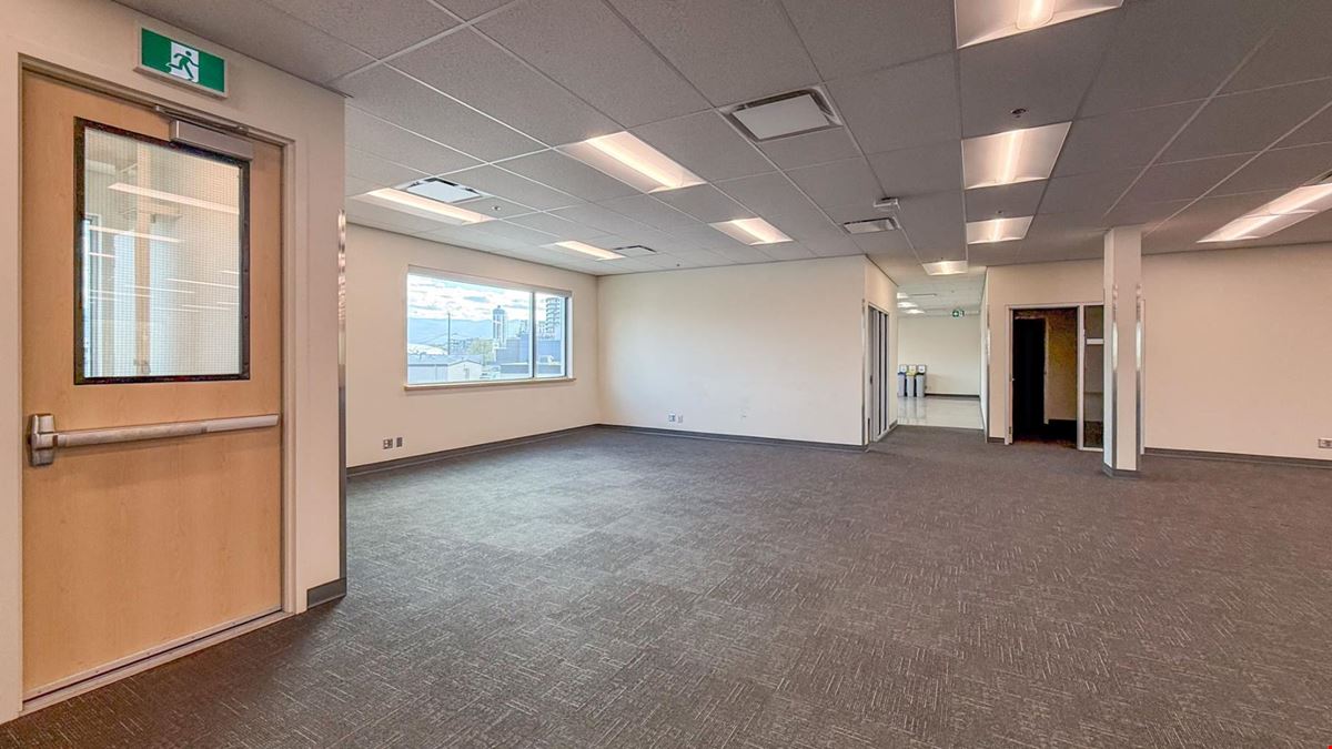 Outstanding professional office space available in the North End of Downtown Kelowna. 