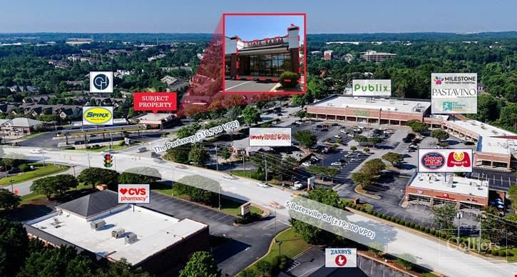 One Retail Suite Located Across from Publix at Thornblade