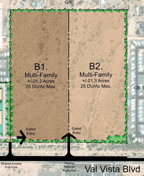 E of NEC N Pinal Ave & E Val Vista Blvd