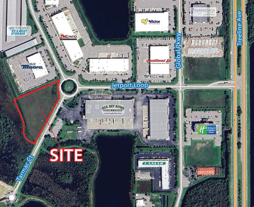 3.3 AC of Fenced Industrial Outdoor Storage