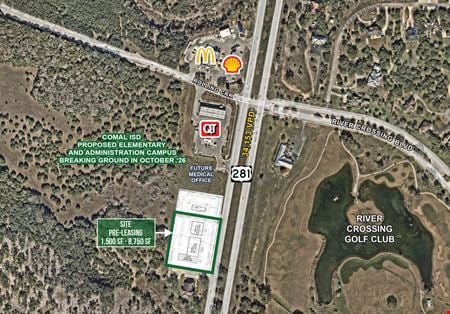 Preview of Retail space for Rent at SWQ of Highway 281 and Rolling Creek Road