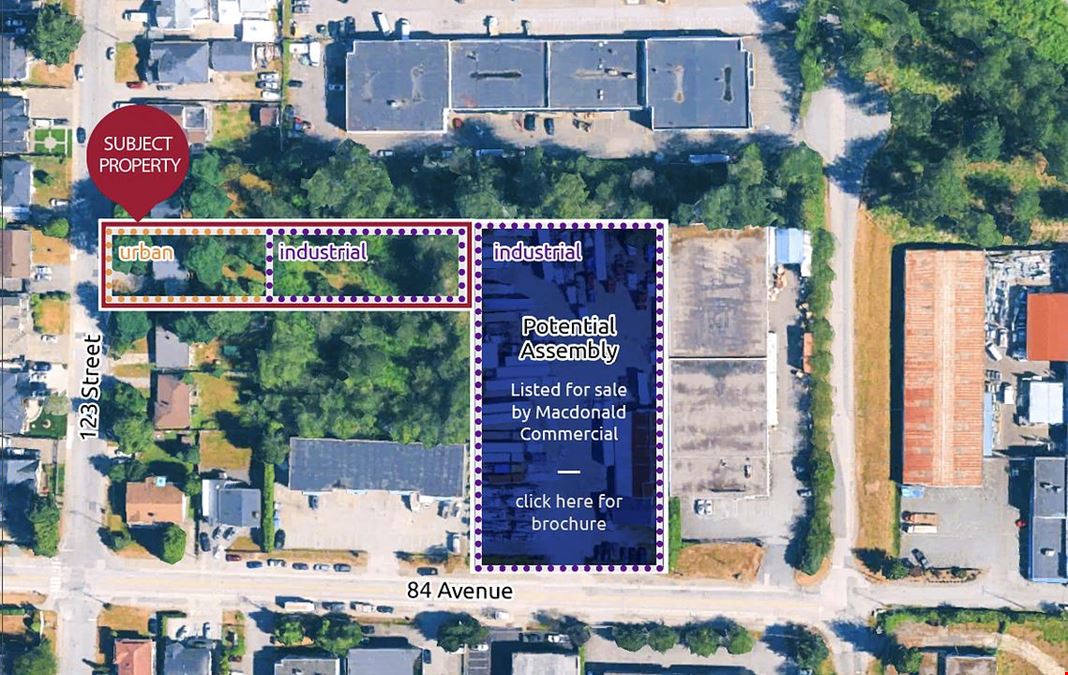 32,811 SF Land Mixed-Zoned Allowing Residential and Industrial Use