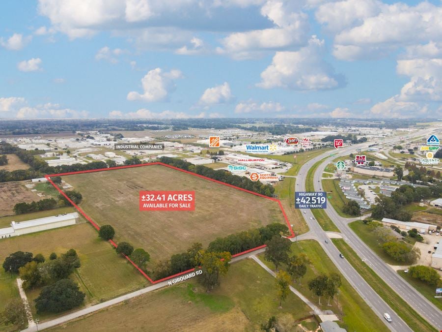 LED Certified 32+ Acre Site Fronting HWY 90
