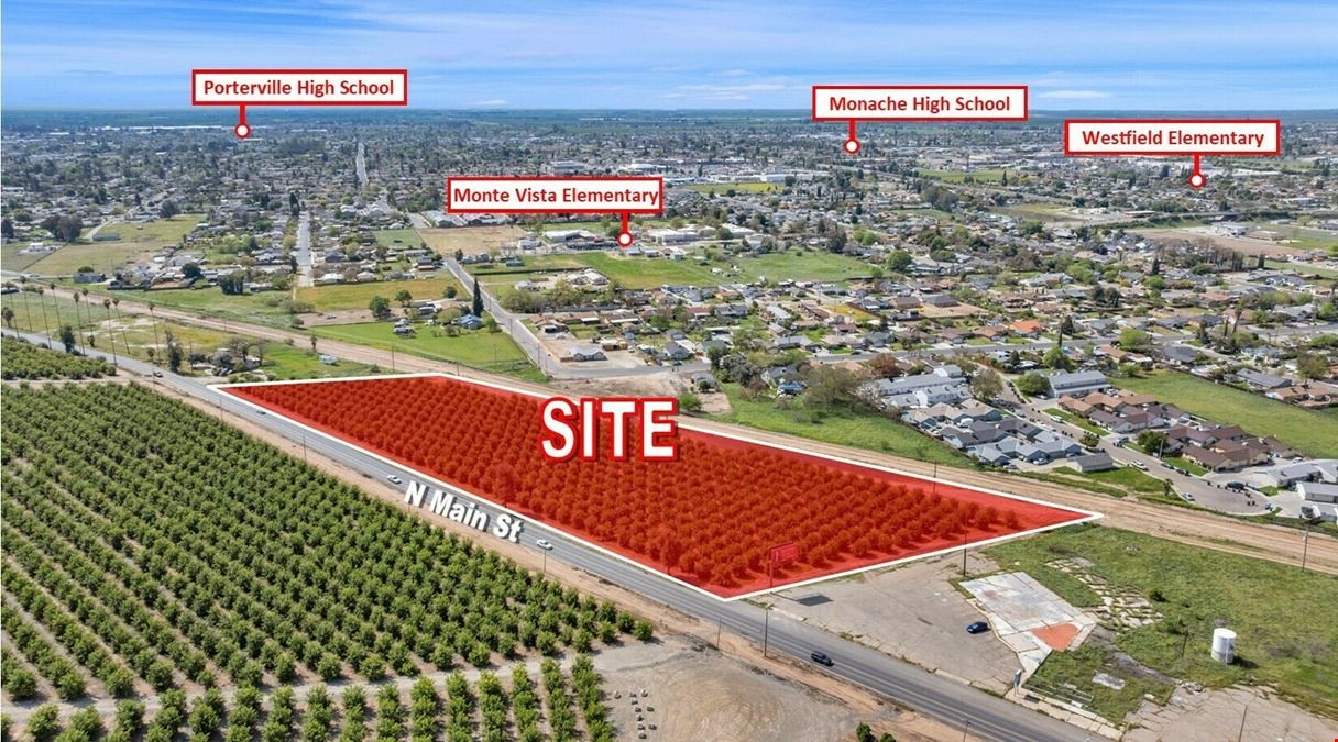 ±4.88 Acres of Vacant Residential Land in Porterville, CA