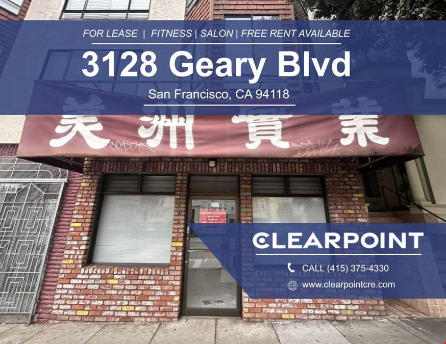 3128 Geary Blvd