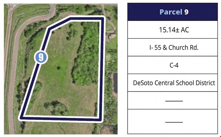 10 Parcels Totaling 27± Acres in Southaven, MS