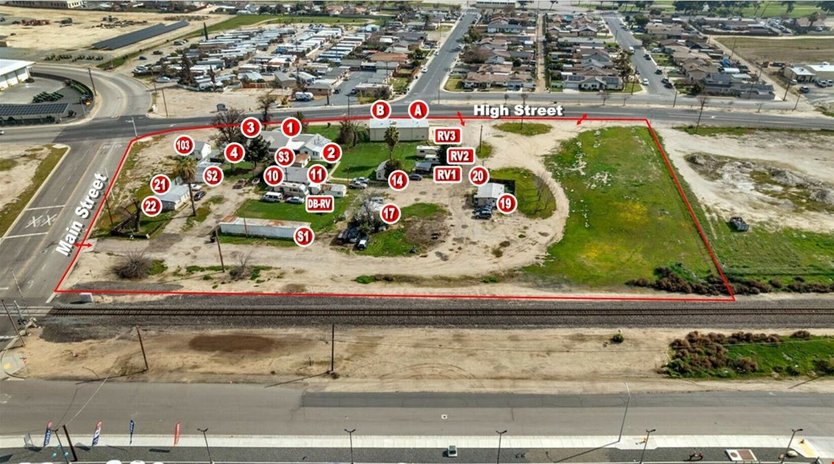 Investment Opportunity: Commercial & Residential Units in Delano, CA