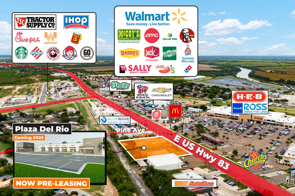 Legacy Plaza | Retail Space Available | Rio Grande City TX