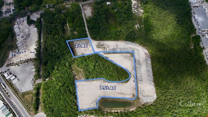 For Lease | 2± - 9.5± AC Westside IOS Yard on Old Kings Road