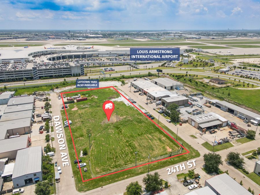 ±3.03-Acre Build-to-Suit Adjacent to MSY Airport