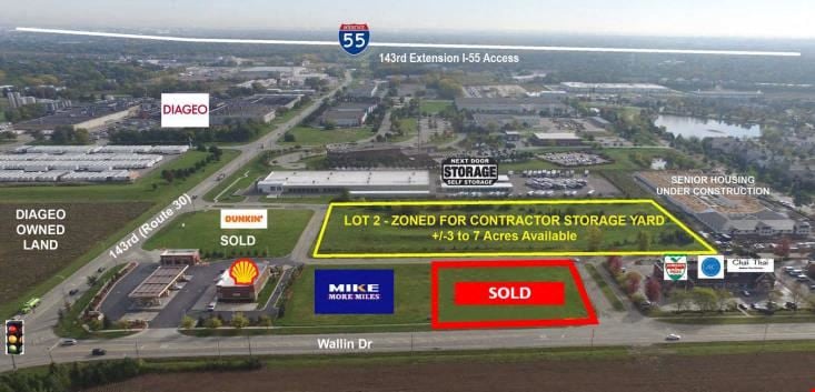 Zoned For Contractor Storage Yard + Retail Drive-Thru Lots
