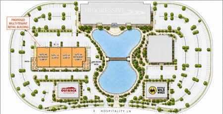 Preview of VacantLand space for Rent at  NWQ of E. Hospitality Lane and Harriman Place