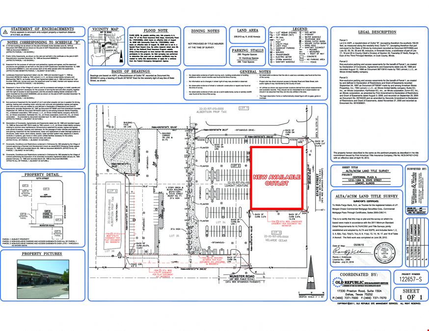 Outlot for Sale or Ground Lease at Centennial Plaza