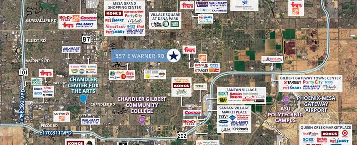 Fully Occupied Outparcel Shops for Sale in Gilbert