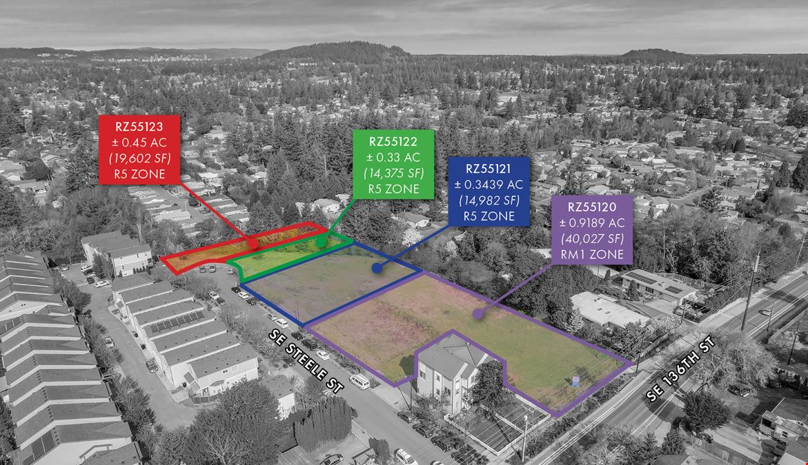 SE Steele Street Multifamily Development Land