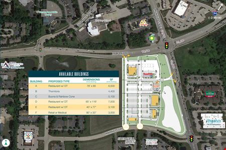 Preview of commercial space at Milwaukee & Half Day Rd