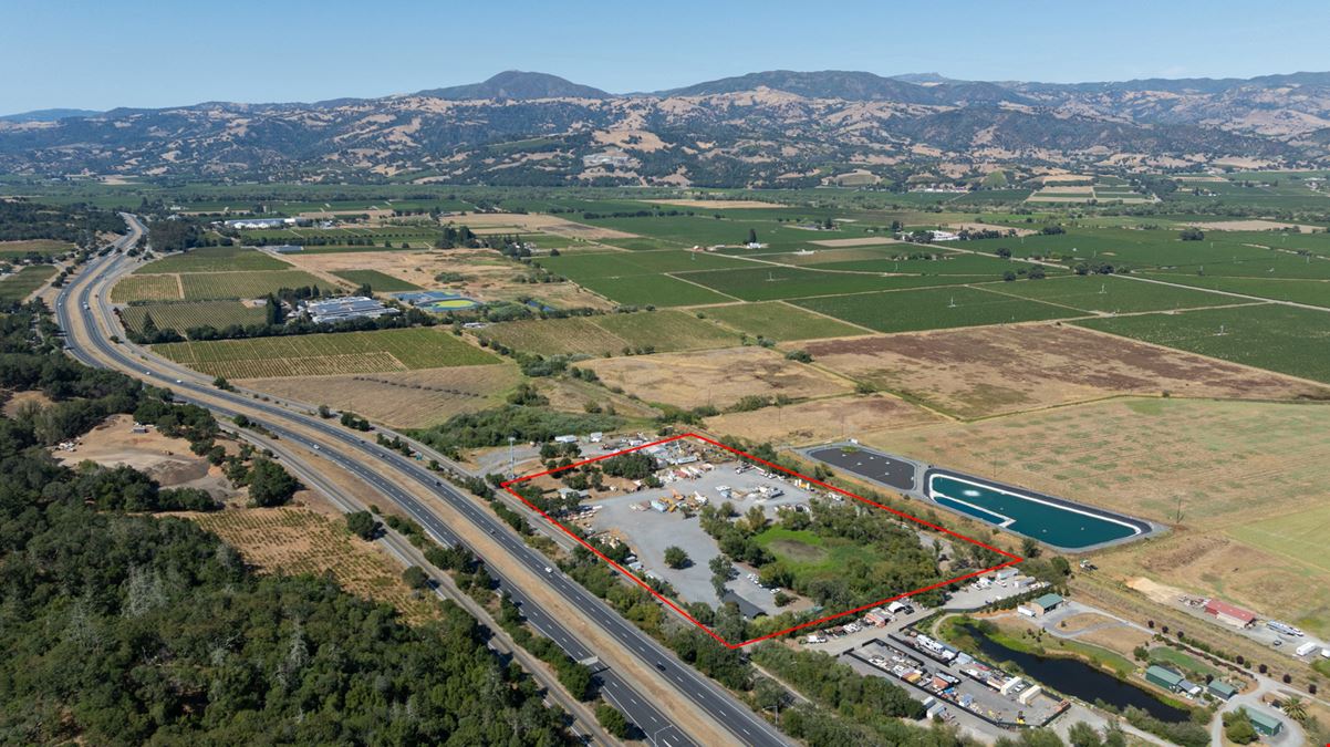9.39 Acre Industrial Yard with Direct Hwy 101 Access