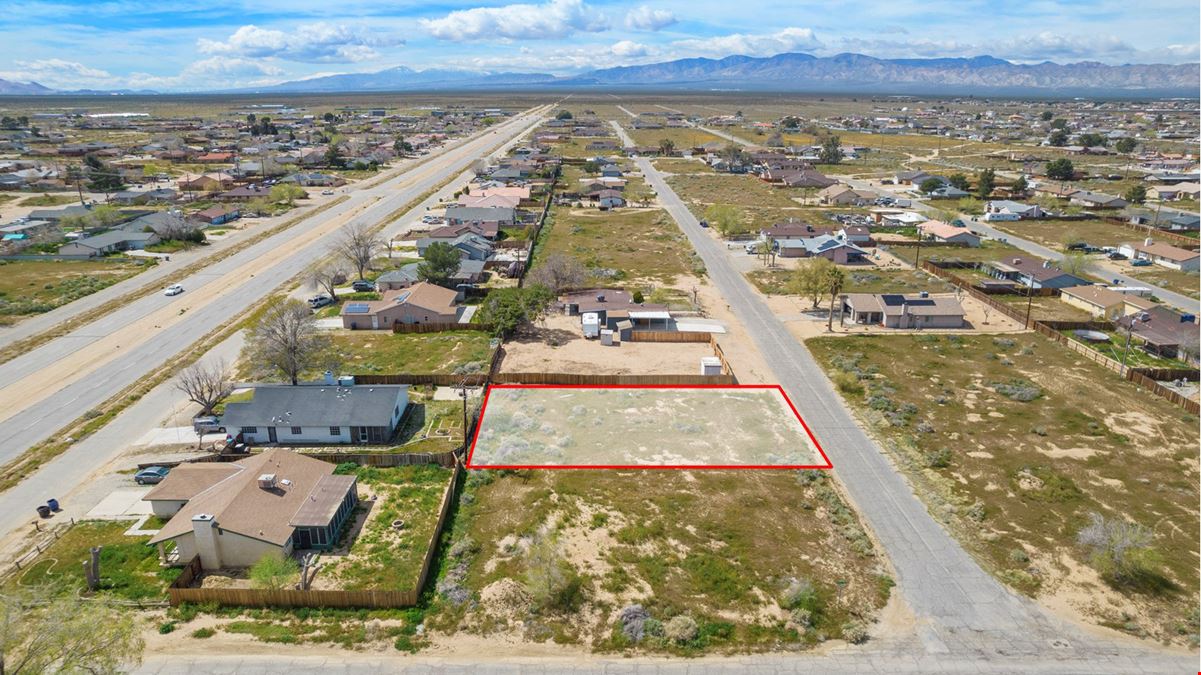 ±0.21 Acres of Level Land in California City