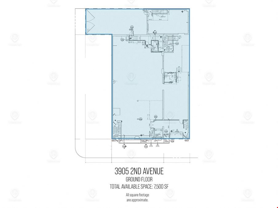 7,500 SF | 3905 2nd Ave | Retail/Warehouse Space for Lease