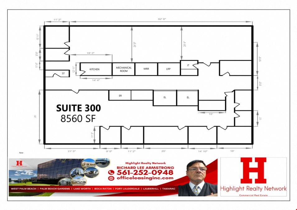 8560 SF Suite 300 Professional and Medical Office Space
