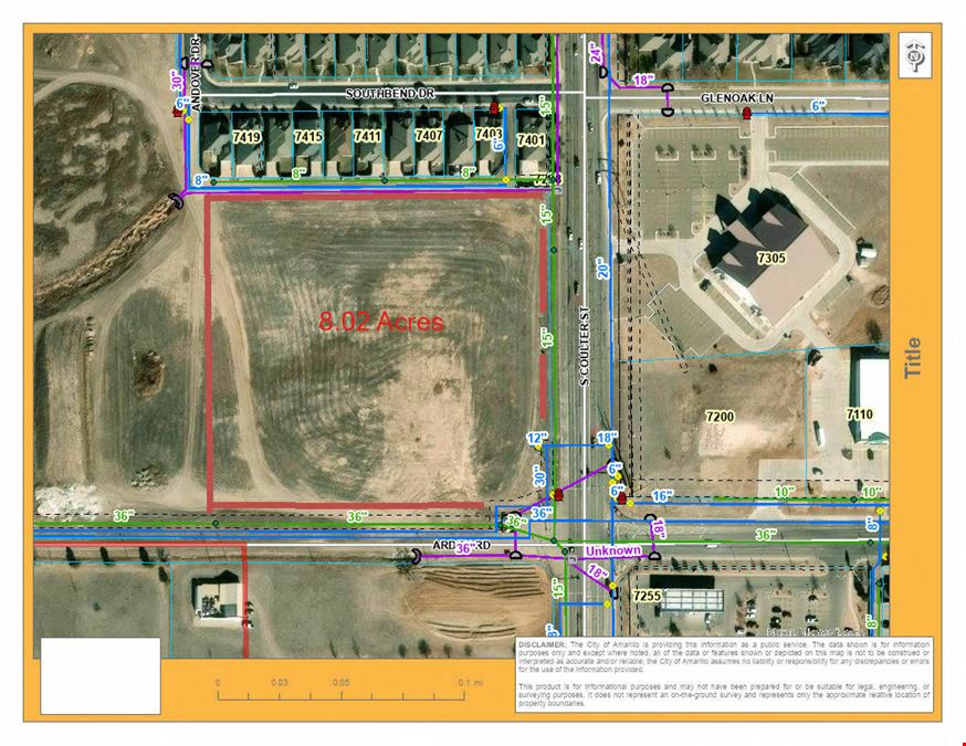 NWC of South Coulter & Arden Rd.