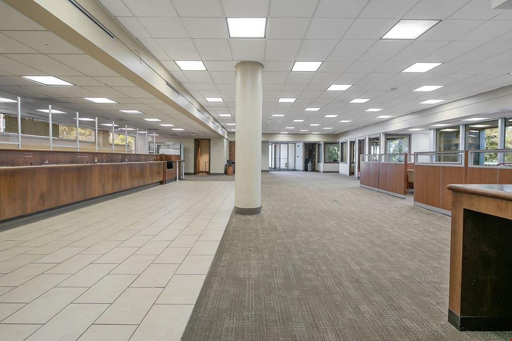 Office Building with Surface Parking Lot in Downtown