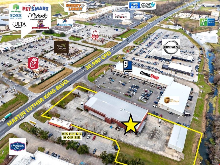 27K SF Retail Bldg. on MLK in Houma