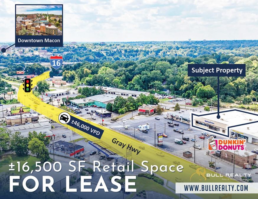 ±16,500 SF Retail Space