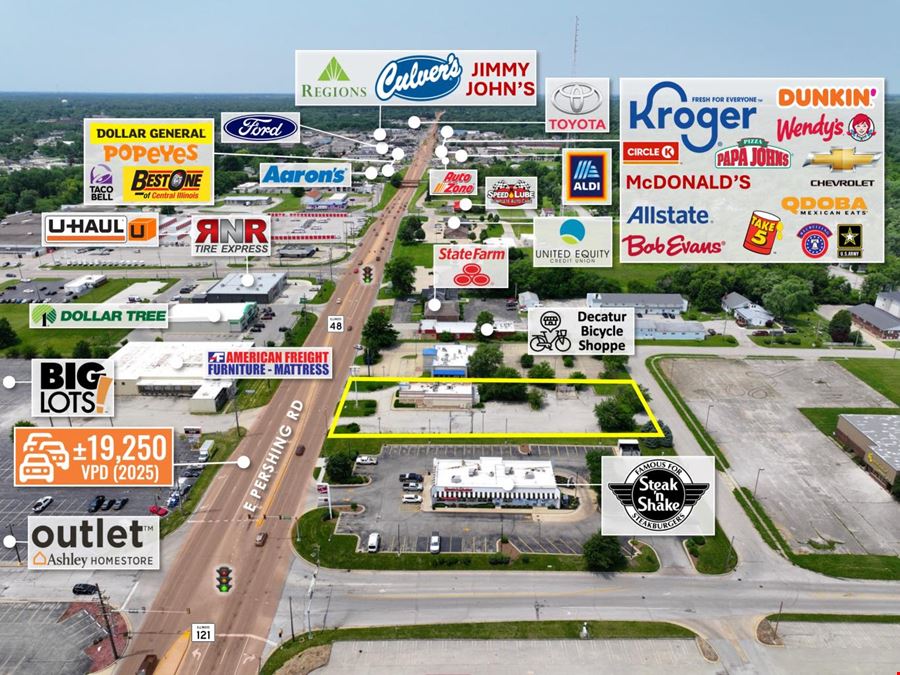 REIT Sale | Former KFC | 19K VPD | Drive Thru | Decatur, IL