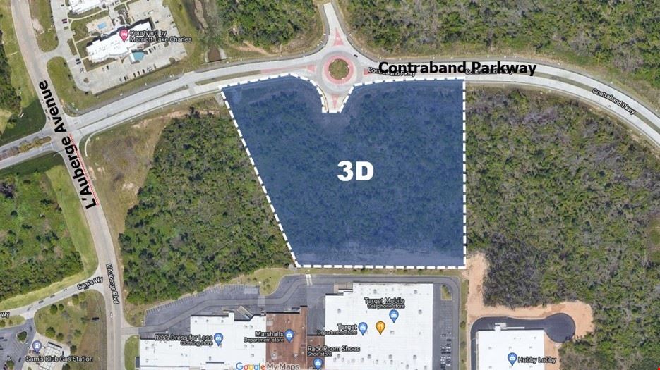 11.5 Acres on Contraband Parkway at Traffic Circle