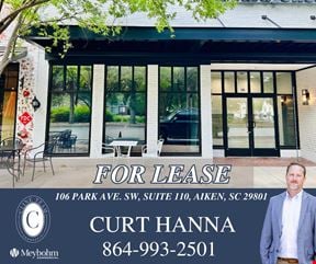 Available for Lease – Prime Downtown Aiken Office/Retail Space!