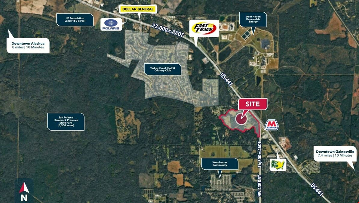 Up to 11 Acres - Commercial Land on US Hwy 441