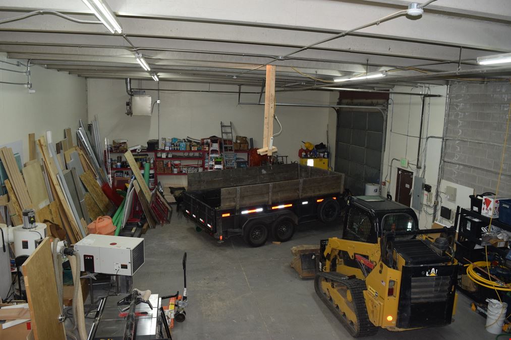 3,300 SF Warehouse space with an oversized drive-in door