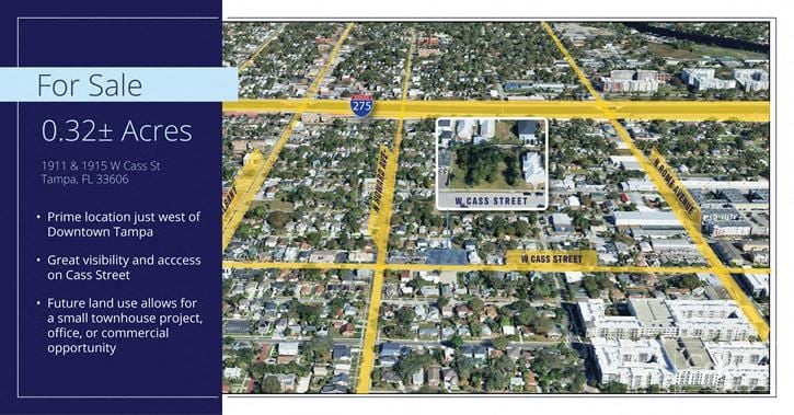 0.32± Acres just west of Downtown Tampa