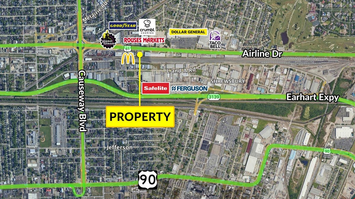 Prime Retail Space Near Old Metairie