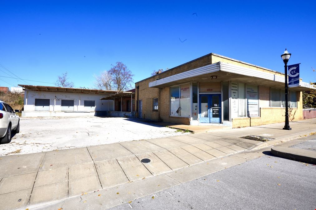 7,254 SF Warehouse / Retail Building For Sale or For Lease on Historic Commercial Street